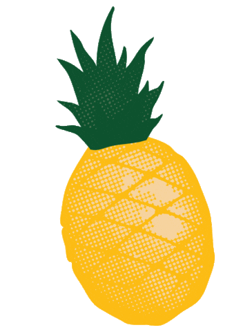 Pop Pineapple Sticker by Simply Beverages