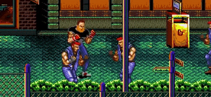 Streets Of Rage Fighting GIF by LLIMOO