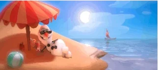 beach day singing GIF by Walt Disney Animation Studios