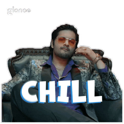 Bollywood Chill Sticker by Glance Roposo