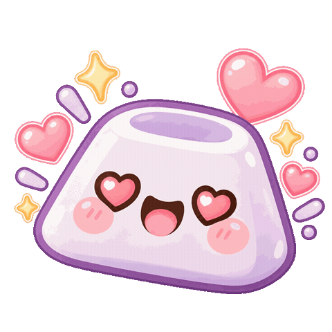 In Love Sticker by PikiPokiPrintStudio