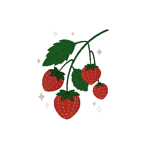 Juice Strawberry Sticker
