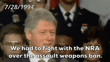 Bill Clinton Nra GIF by GIPHY News