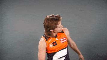 Footy Hair Flick GIF by GIANTS