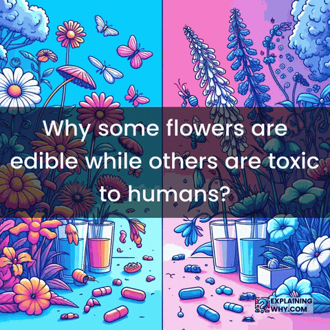 Edible Flowers GIF by ExplainingWhy.com