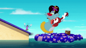happy dancing queen GIF by Oggy and the Cockroaches