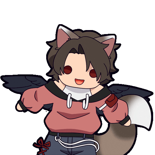 Happy Jump Sticker