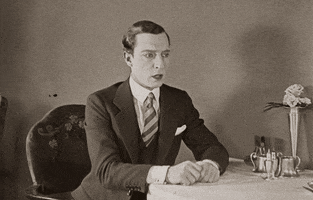buster keaton silly silly girl GIF by Maudit