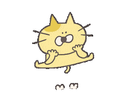 Happy ねこ Sticker