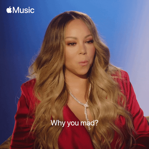Angry Mariah Carey GIF by Apple Music