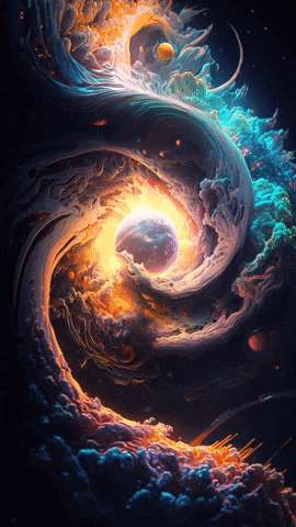 DreamImaginations loop space ai universe GIF