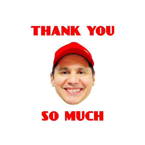 Thank You So Much Sticker by PARA TI