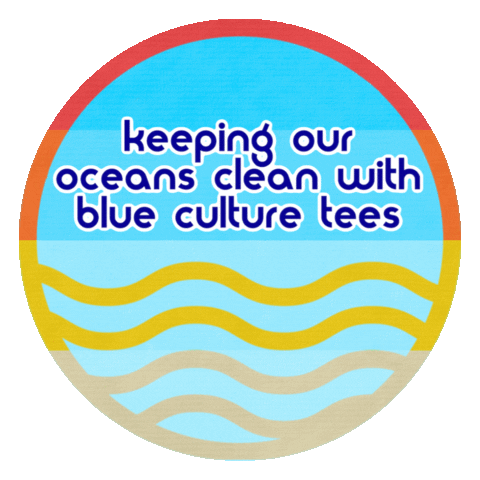 Blue Culture Tees Sticker