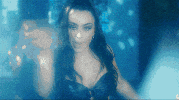 Blue Background Dancing GIF by Charli XCX