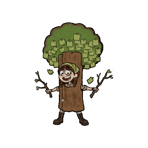 Tree Sticker by Pepper Steps
