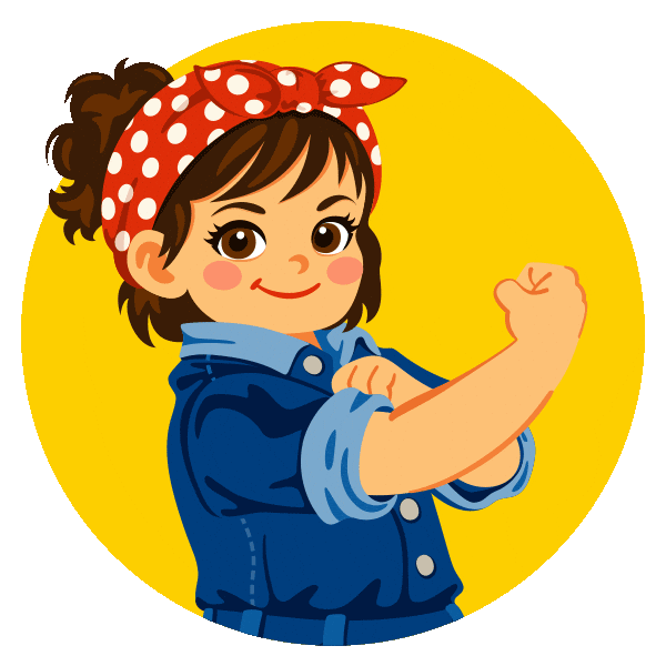 We Can Do It Women Sticker