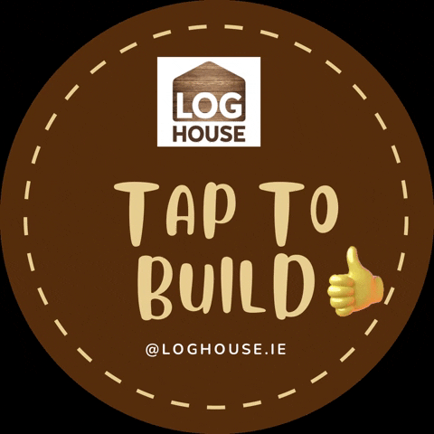 Tap To Build Log Cabin GIF by Loghouse