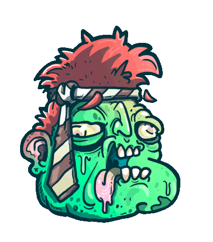 Scary Face Bacanika Sticker