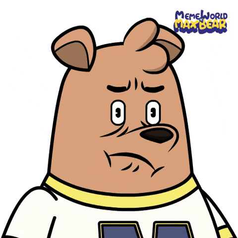 Cartoon Reaction GIF by Meme World of Max Bear