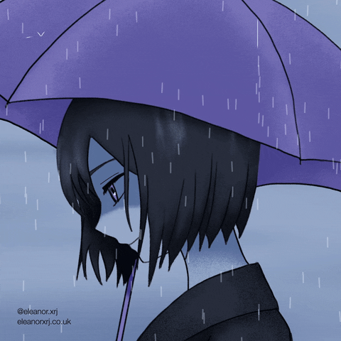 Dark Sad Emo Rain Anime GIF | GIFDB.com