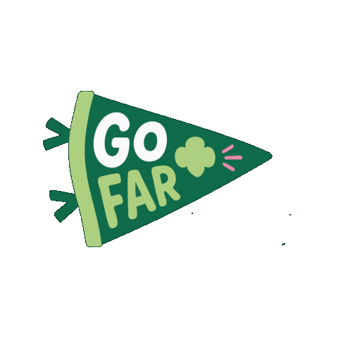 Go Girl Scouts Sticker by GSBadgerland