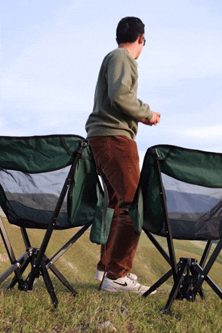 Take A Seat Outdoors GIF