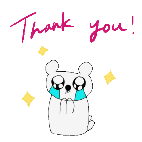 Thanks Thank You Sticker