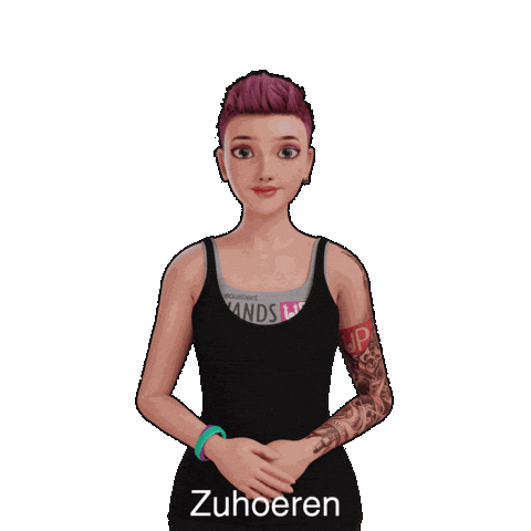 Avatar Gebärdensprache Sticker by Sign Time - SiMAX