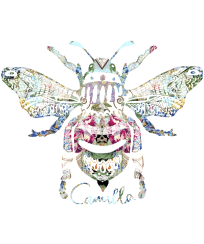 Bee Sticker by Camilla With Love Australia