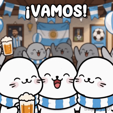 Vamos World Cup GIF by Sappy Seals