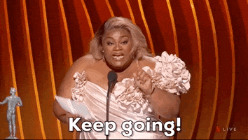 Keep Going Screen Actors Guild GIF by SAG Awards