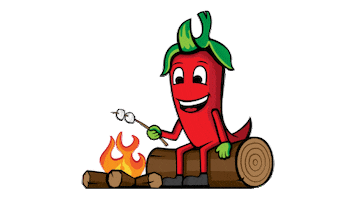 Campfire Chili Sticker by chilimotion