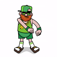 St Patricks Day Dancing GIF by Animanias