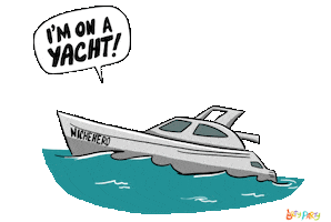 Boat Yacht Sticker by Dezign Surge