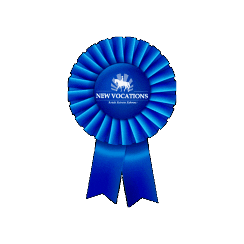 First Place Champion Sticker by New Vocations Racehorse Adoption Program