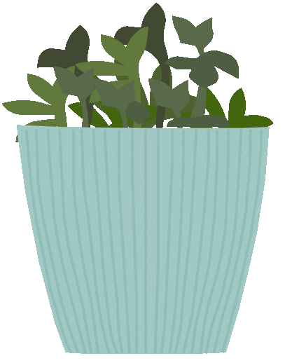 Illustration Plant Sticker