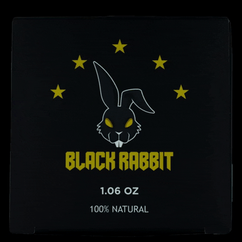 Premium Black Rabbit GIF