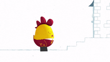 keep calm chicken and egg GIF