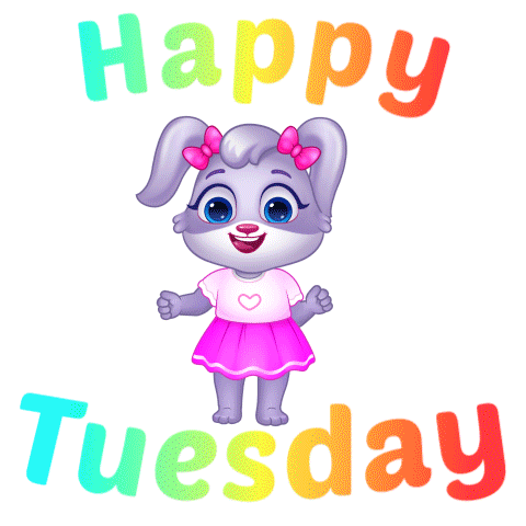 Happy Tuesday Morning Sticker by Lucas and Friends by RV AppStudios - Find  & Share on GIPHY