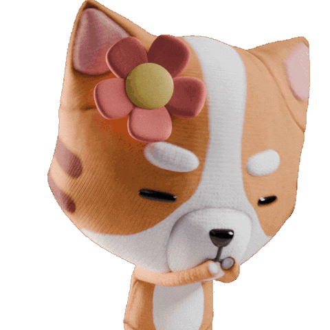 I Love You Kiss Sticker by The Plooshies