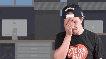 No Thank You Sigh GIF by StickerGiant
