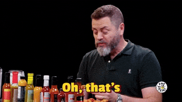Nick Offerman Burn GIF by First We Feast