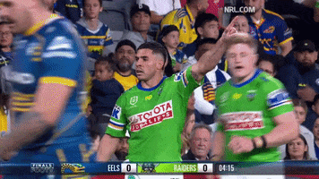 Nrl Directions GIF by Canberra Raiders