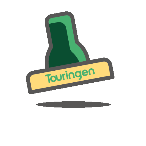 Forest Hiking Sticker by Touringen