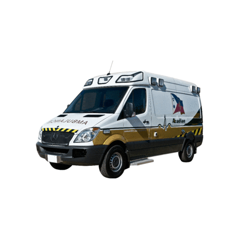 Ambulance Sticker by Acadian Companies
