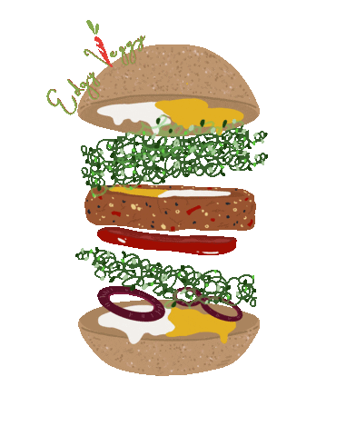 Sandwich Sticker by Edgy Veggy