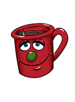 Cup Hello GIF by Living Puppets