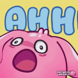 Shocked On My Way GIF by Onchain Heroes