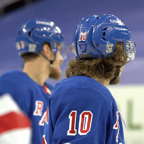 Double Take Hockey GIF by New York Rangers