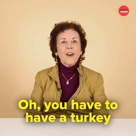 Thanksgiving Turkey GIF by BuzzFeed